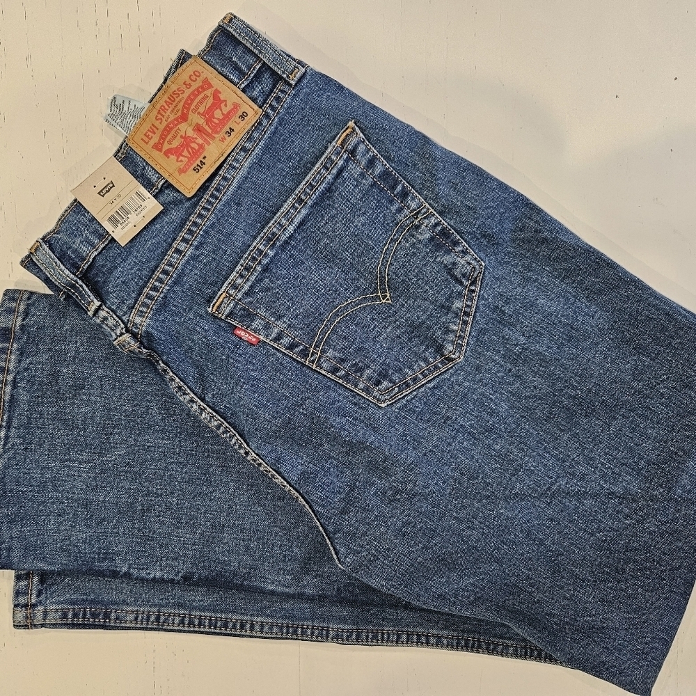 Levi's 514 Men's Straight Fit Jeans Size 34 x 30